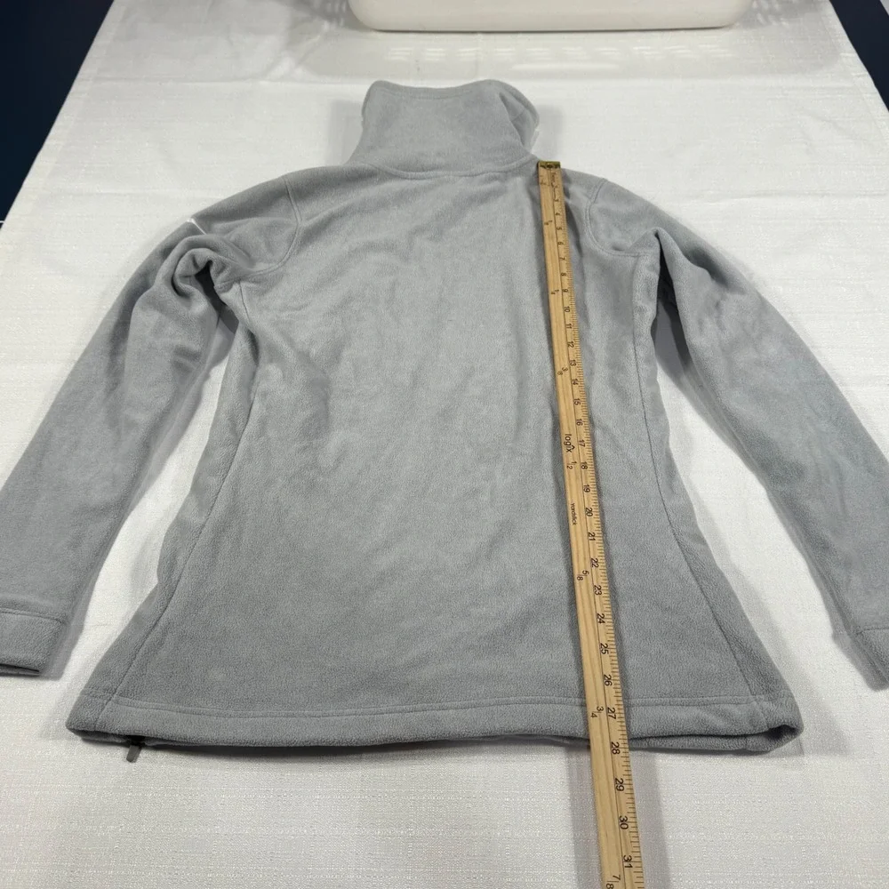 Nike Dri-FIT Fleece Pullover Tunic Top Funnel Neck Gray Women's Small‎